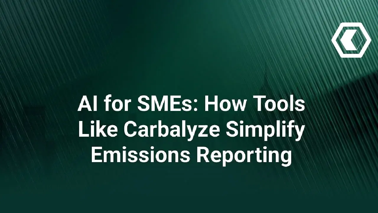 Thumbnail for KI für KMU: Wie Tools wie Carbalyze die Emissionsberichterstattung vereinfachen