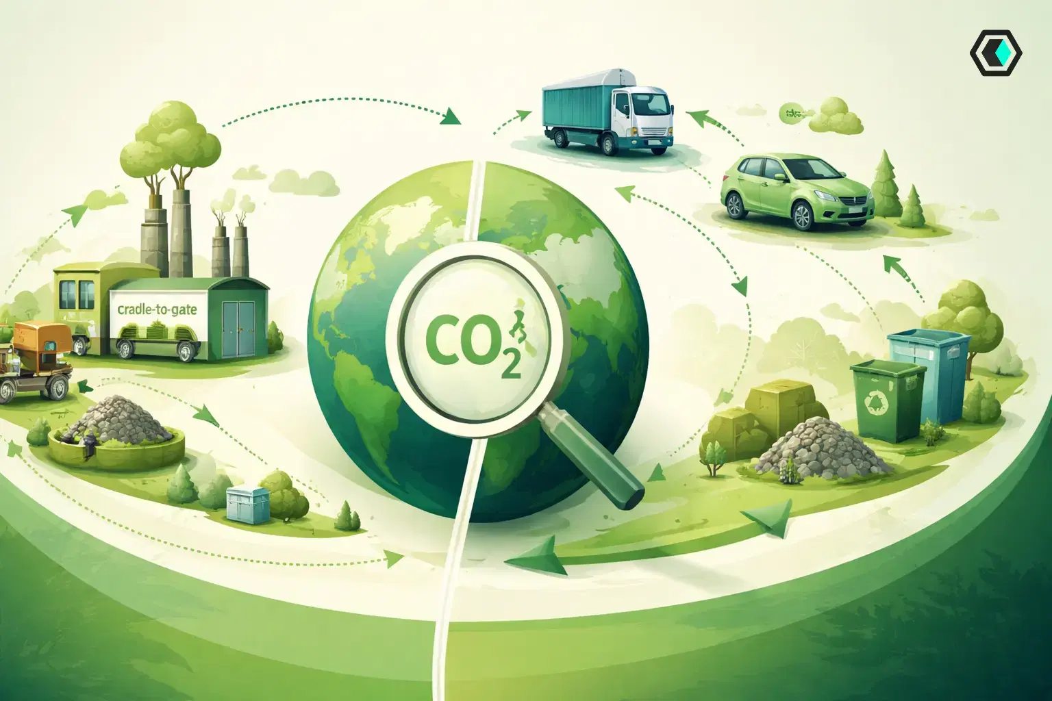 Thumbnail for Cradle-to-Gate vs. Cradle-to-Grave: Hersteller wählen die falsche PCF-Systemgrenze — und das kostet sie die Konformität