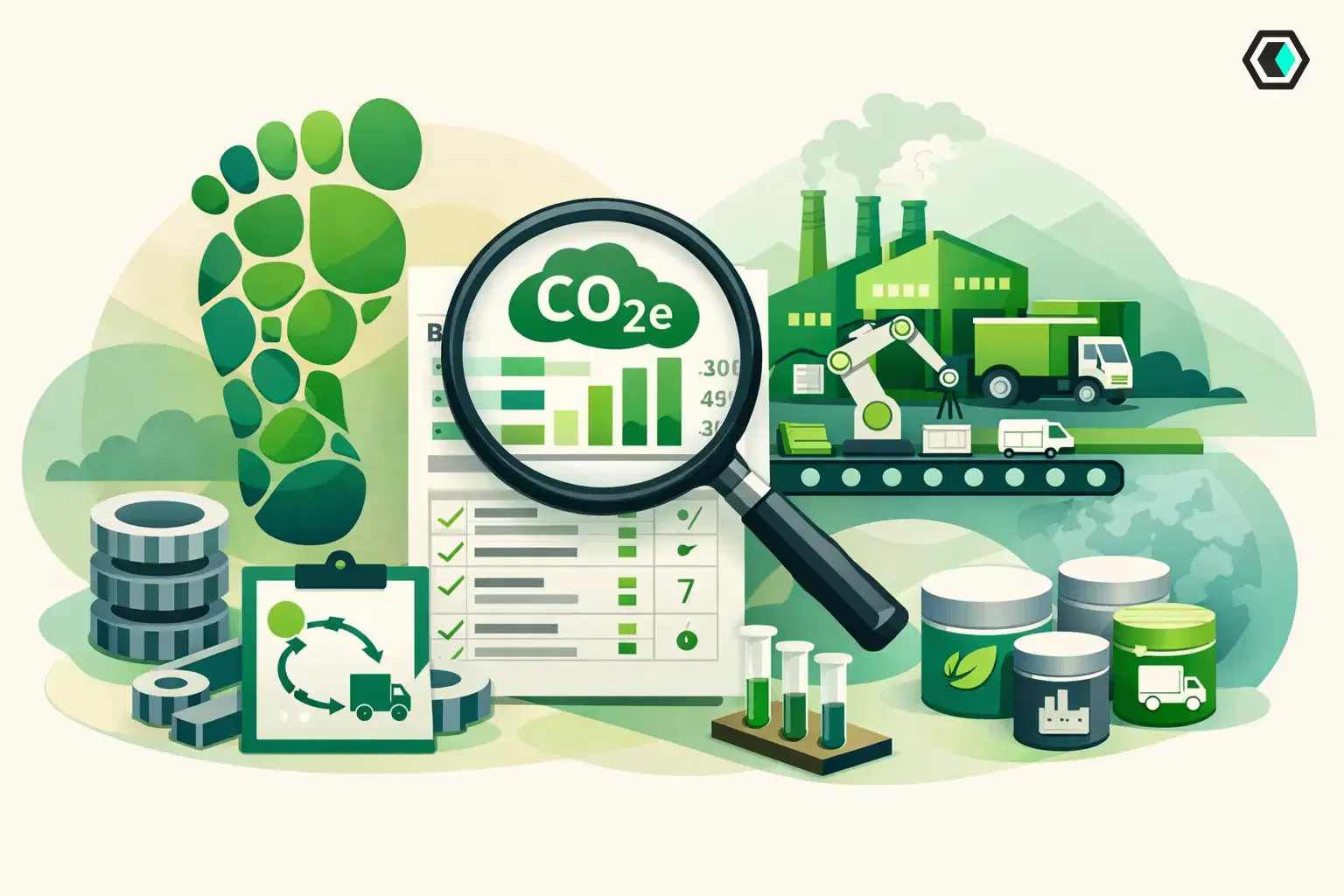 Thumbnail for Produkt-CO₂-Fußabdruck von einem Kunden angefordert — Wo man beginnt, wenn noch keine Berechnung durchgeführt wurde