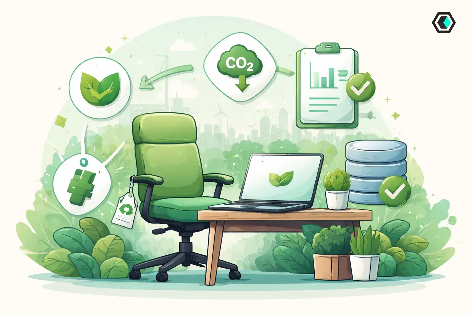 Thumbnail for Was ist eine EPD und wie verwandelt sie jeden wiederverwendeten Stuhl und Laptop in eine verifizierte CO₂-Einsparung